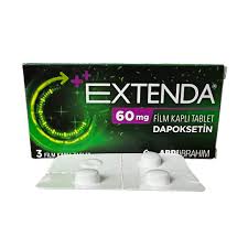 Extenda 60 mg 30 tabletlik ilaç kutusunun ön yüzü