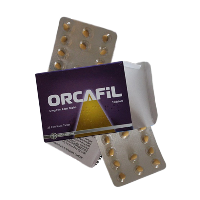 Orcafil 5 mg 28 tablet ilaç kutusu ön yüzü