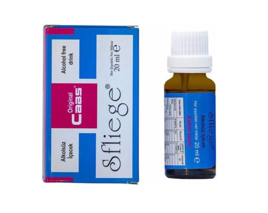 Sfliege Damla 20 ml kadınlara yönelik takviye ürünün şişesi ve kutusu